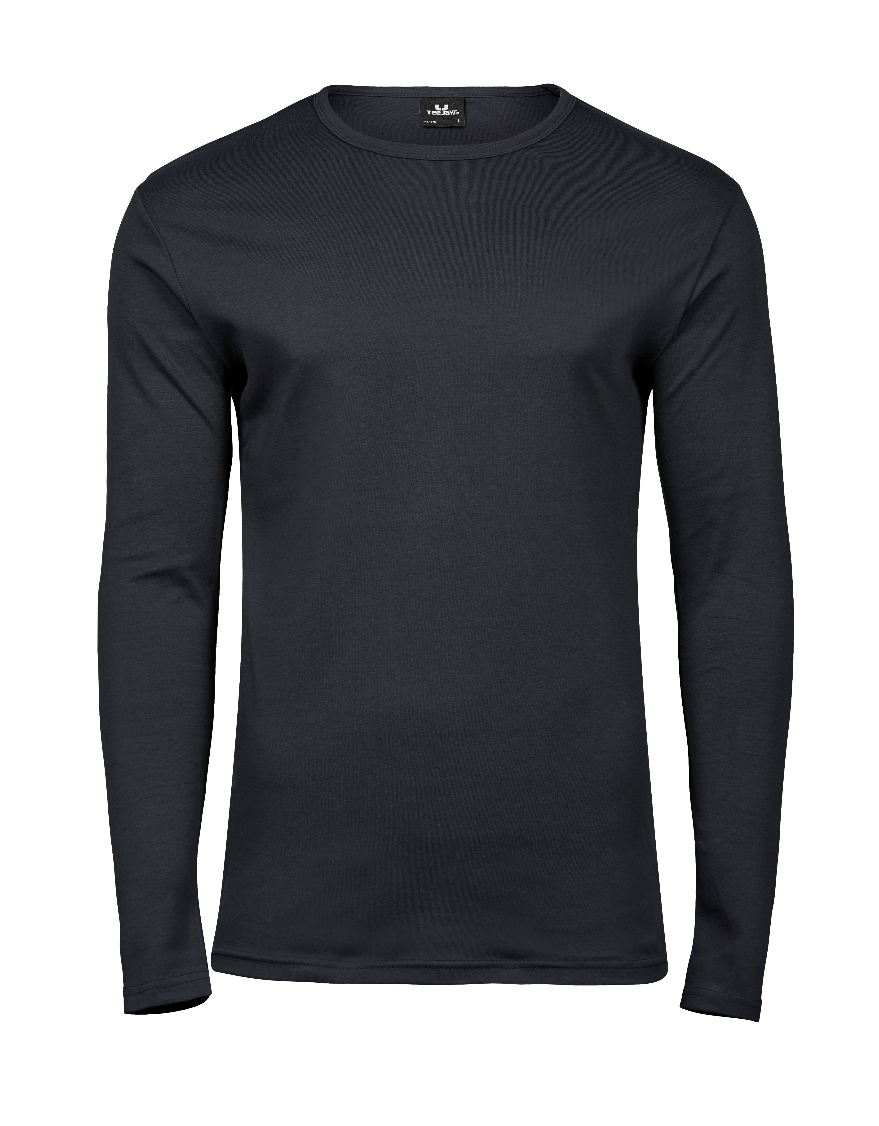 TEE JAYS Herren Bio-Baumwoll Langarm-T-Shirt