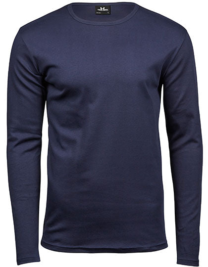 TEE JAYS Herren Bio-Baumwoll Langarm-T-Shirt
