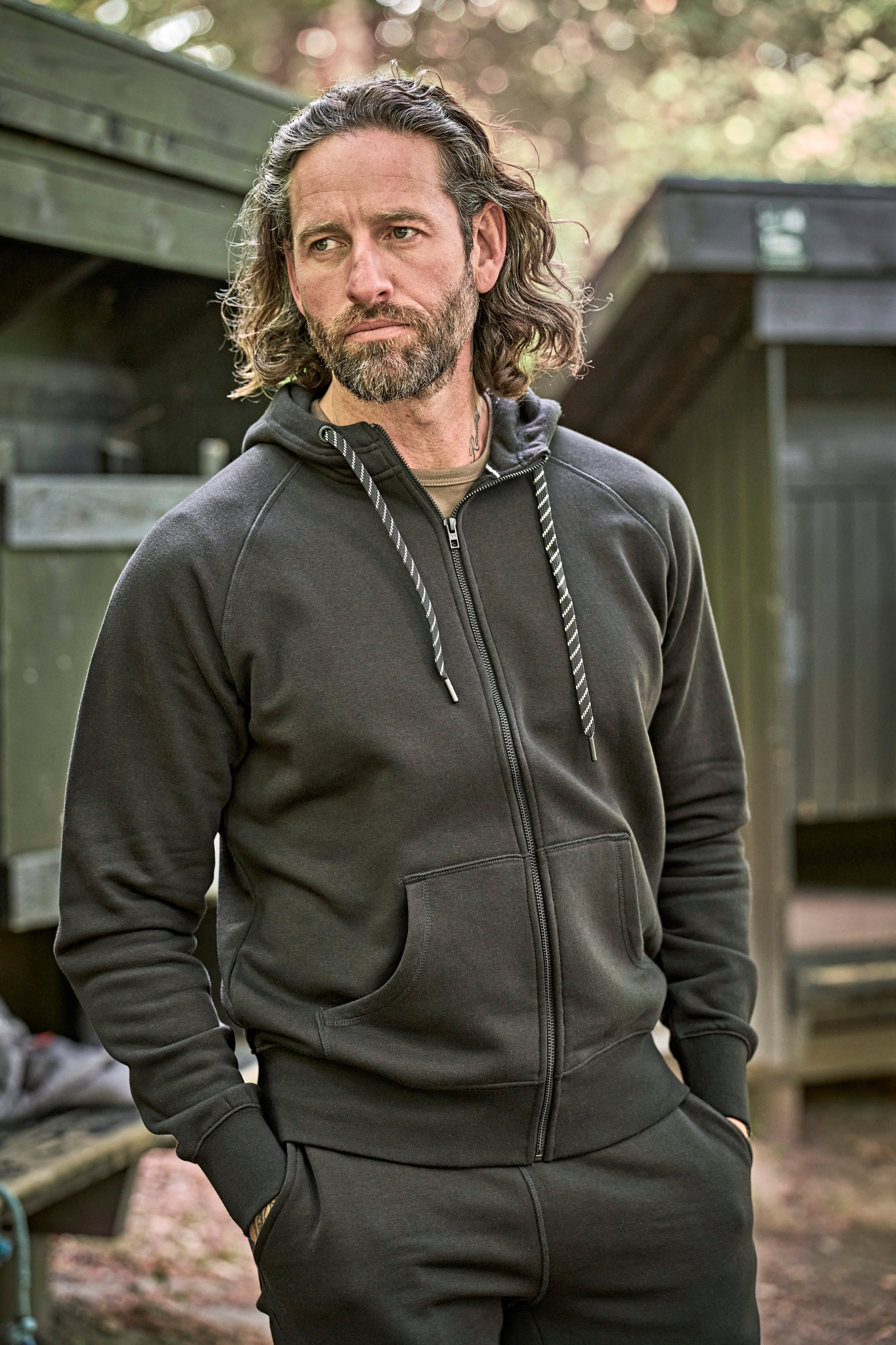 TEE JAYS Bio-Baumwoll Hoodie mit Reißverschluss