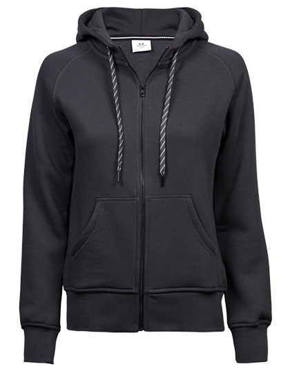 TEE JAYS Damen Full Zip Hoodie – Bio-Baumwollmischung