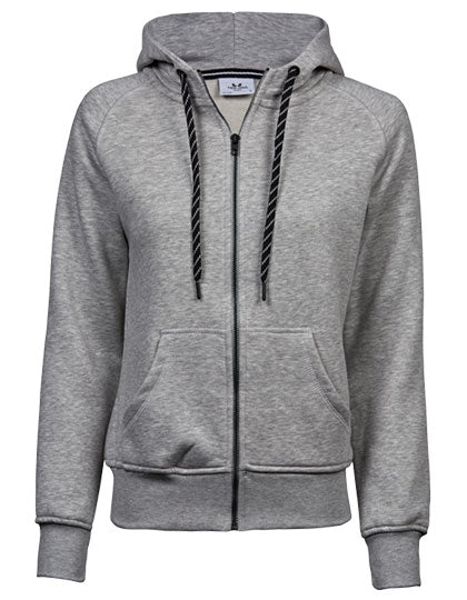 TEE JAYS Damen Full Zip Hoodie – Bio-Baumwollmischung