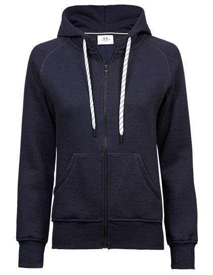 TEE JAYS Damen Full Zip Hoodie – Bio-Baumwollmischung
