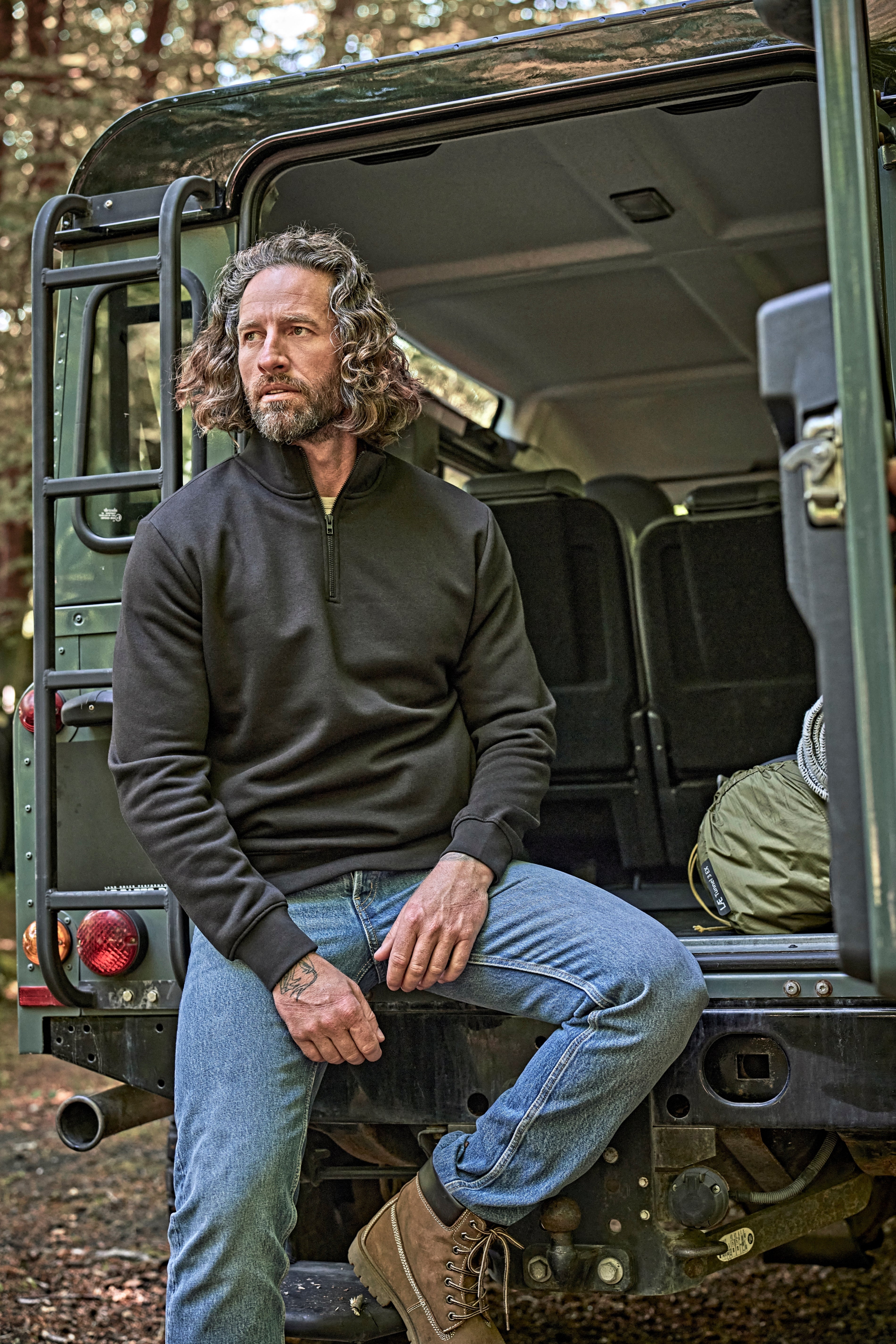 TEE JAYS Organic Cotton Half Zip Sweatshirt