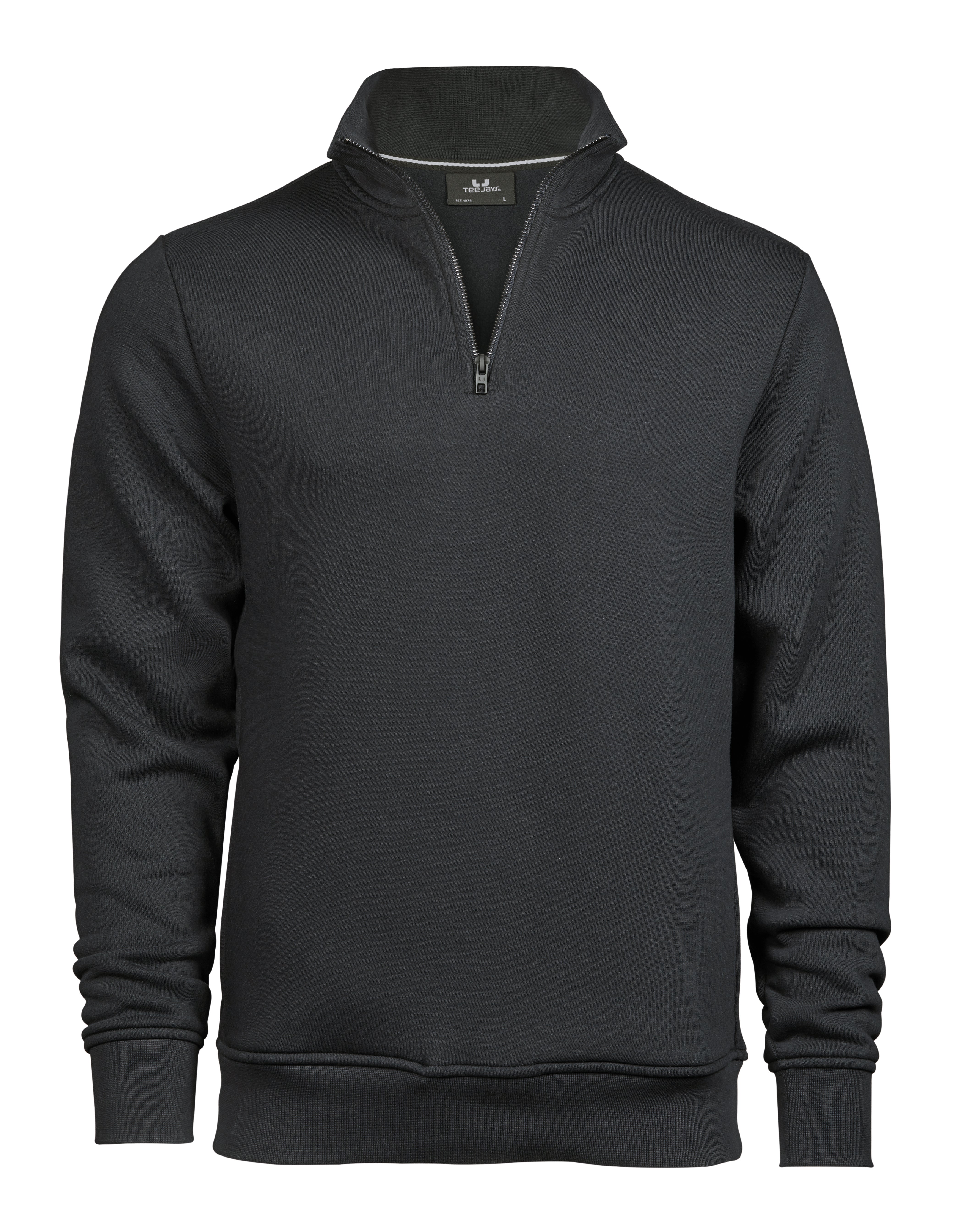 TEE JAYS Organic Cotton Half Zip Sweatshirt