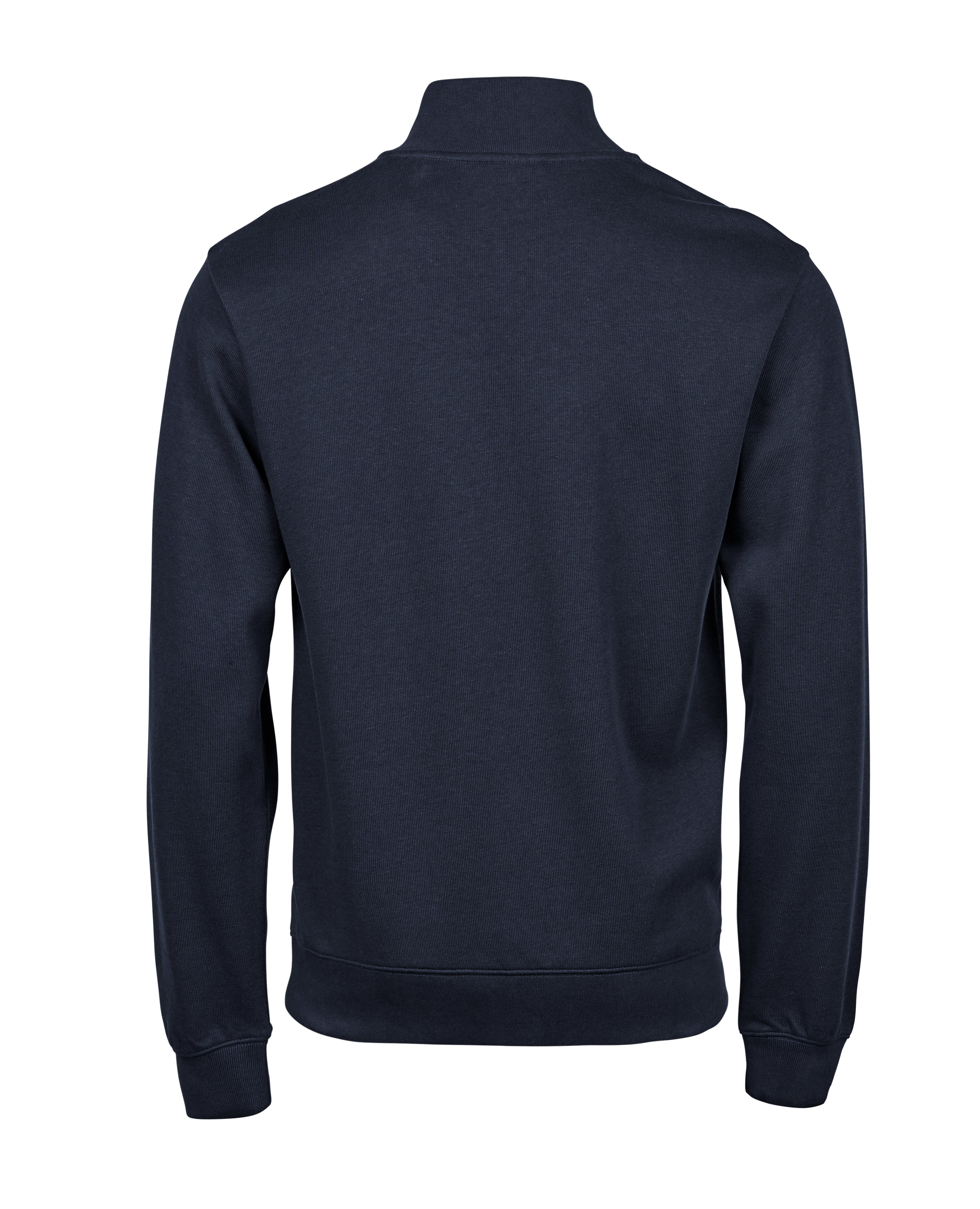 TEE JAYS Organic Cotton Ribbed Interlock Half Zip Sweatshirt