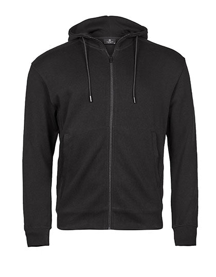 TEE JAYS Organic Cotton Ribbed Interlock Kapuzen-zip Hoodie
