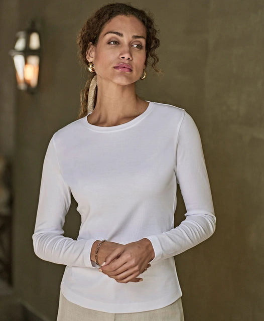 TEE JAYS Organic Cotton Langarm Interlock Tee