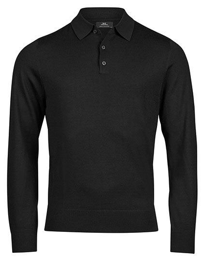 TEE JAYS Bio-Baumwolle Merino Strick-Polohemd