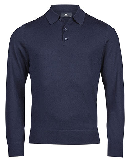 TEE JAYS Bio-Baumwolle Merino Strick-Polohemd