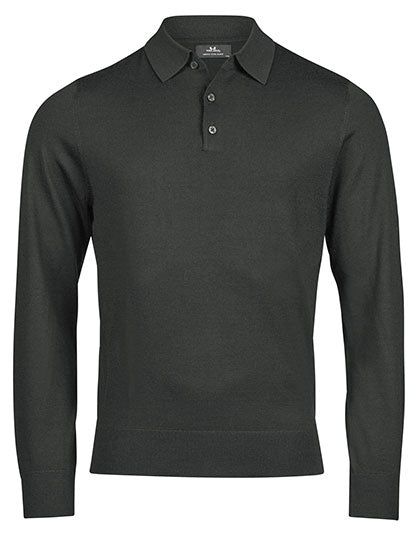 TEE JAYS Bio-Baumwolle Merino Strick-Polohemd