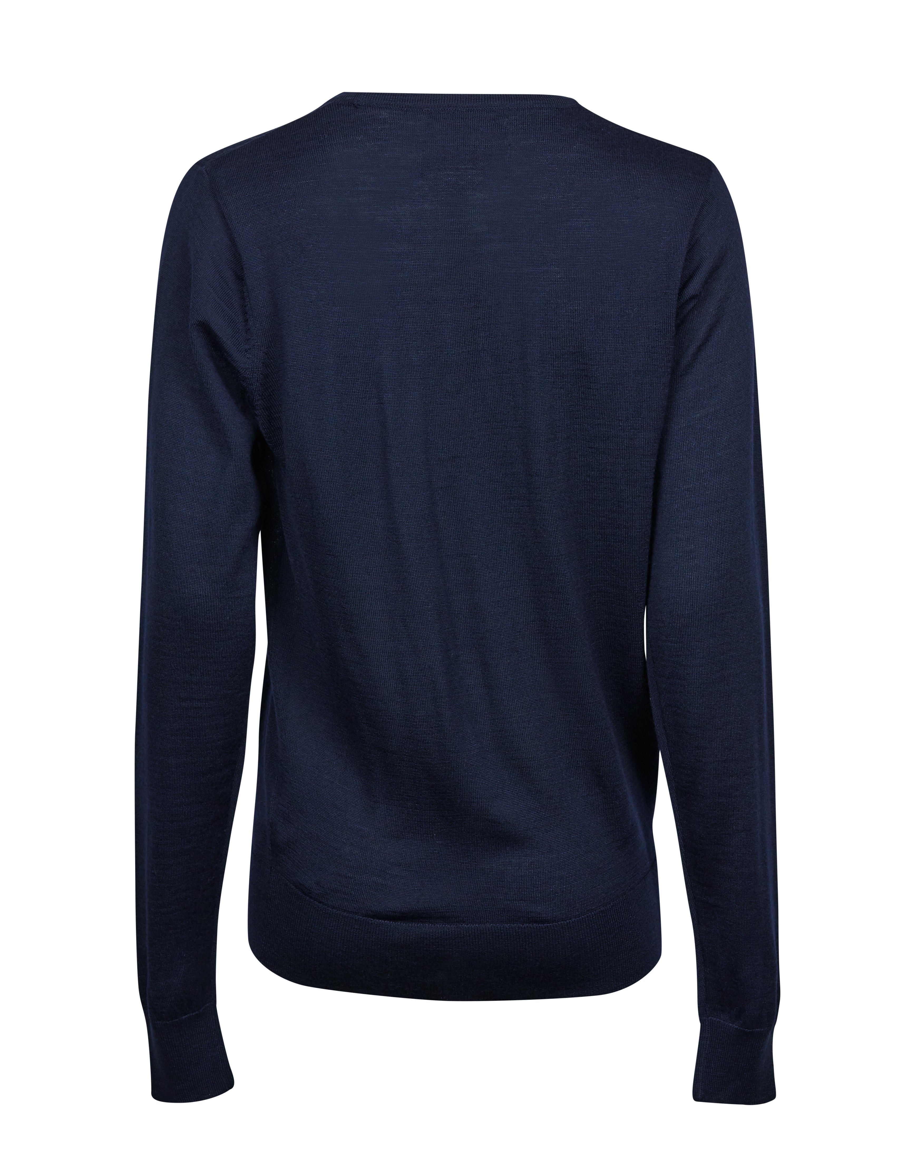TEE JAYS Damen Crew Neck Pullover – Merinowoll-Mix