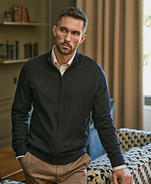 TEE JAYS Full Zip Knit - Organic Cotton