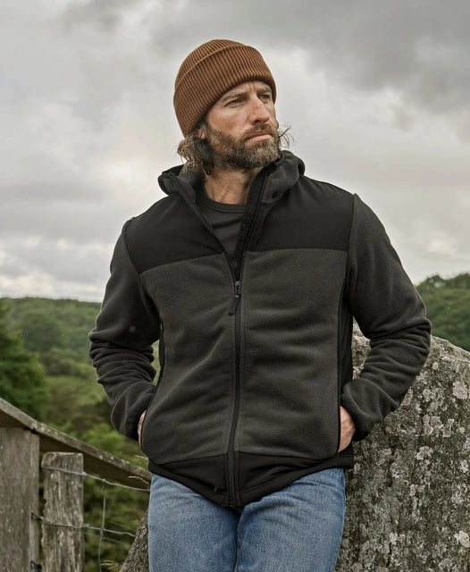 TEE JAYS Mountain Hooded Fleece Jacket