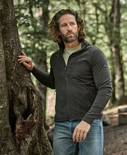 TEE JAYS Herren Active Fleece Jacke - Recyceltes Polyester