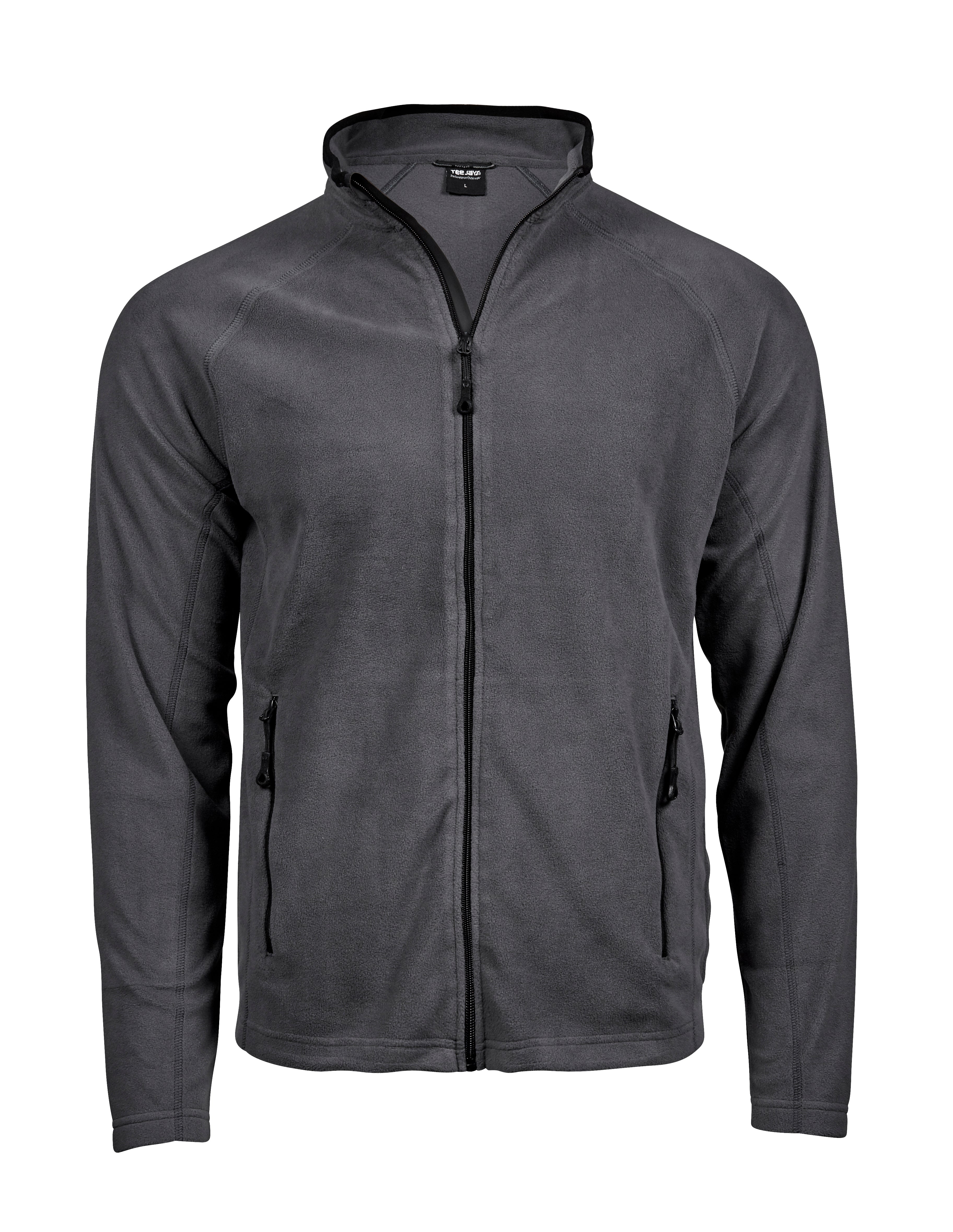 TEE JAYS Herren Active Fleece Jacke - Recyceltes Polyester