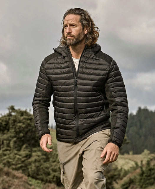 TEE JAYS Herren Outdoor Jacke mit Kapuze – Wasserabweisend