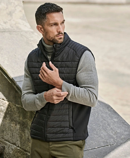 TEE JAYS Herren Crossover Bodywarmer – Wasserabweisend Softshell