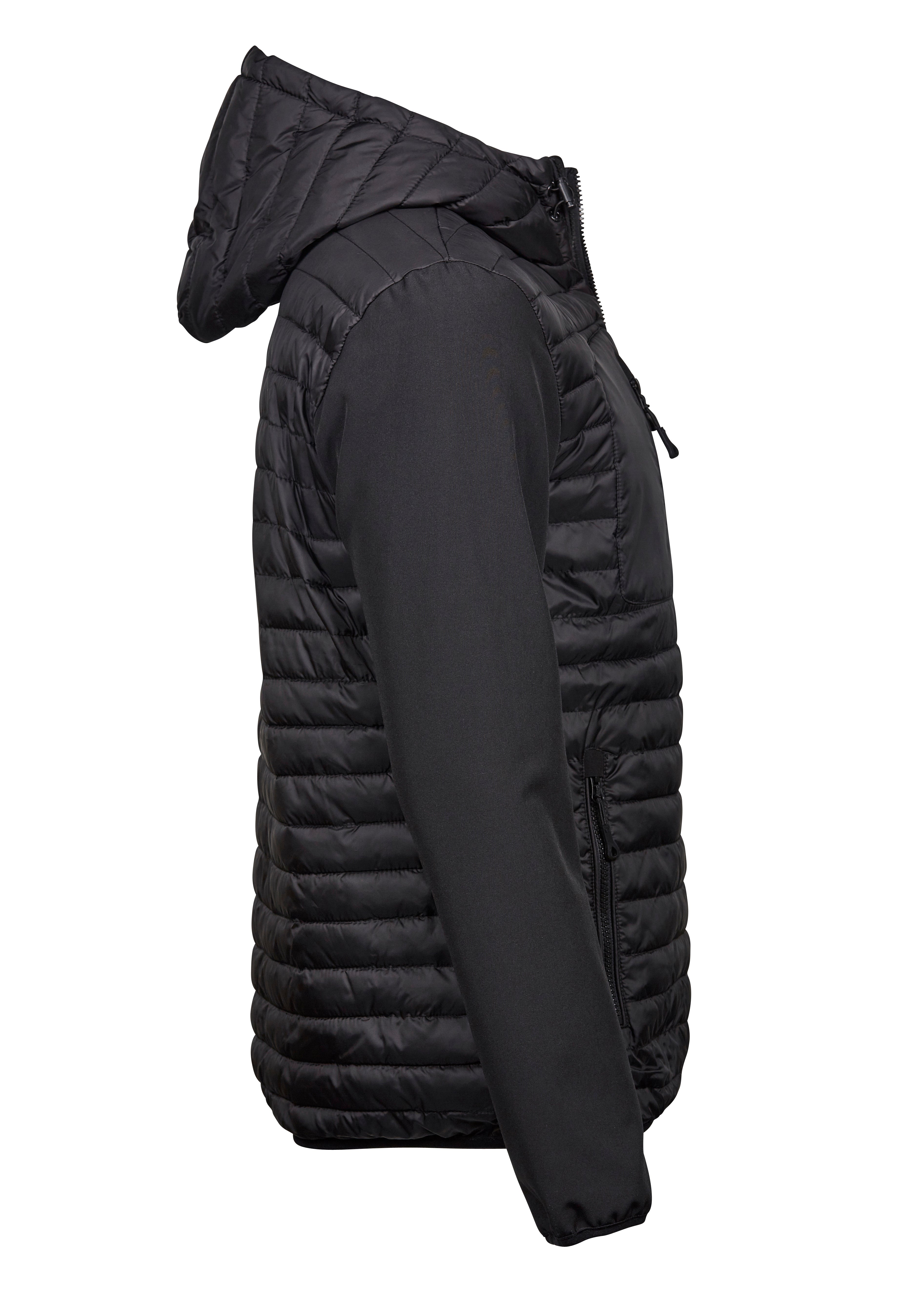 TEE JAYS Herren Crossover Jacke mit Kapuze – Softshell, Wasserabweisend