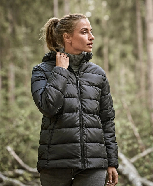 TEE JAYS Damen Lite Hooded Jacket – Recyceltes Polyester