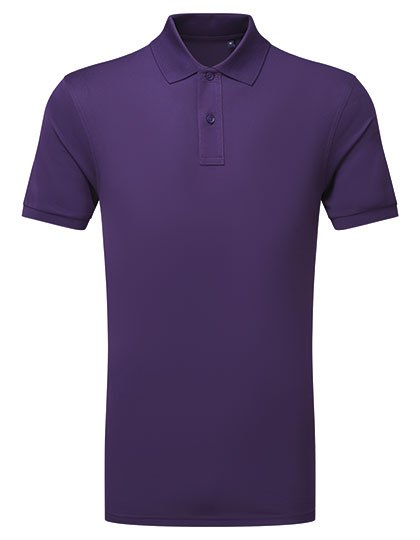 Asquith & Fox Men's Recycled Polyester Performance Polo – Purple