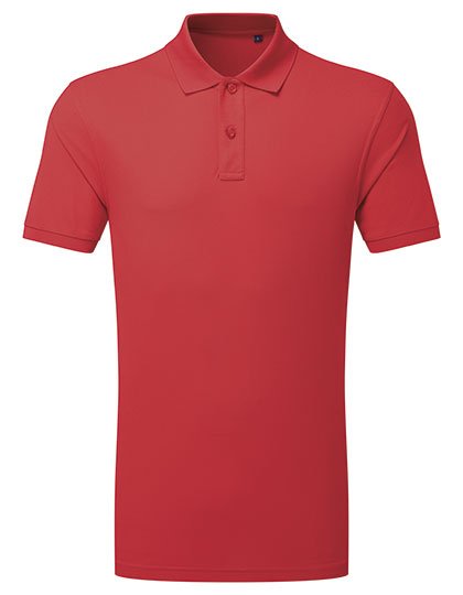 Asquith & Fox Men's Recycled Polyester Performance Polo – Red