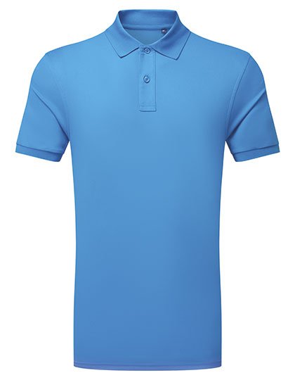 Asquith & Fox Men's Recycled Polyester Performance Polo – Sapphire