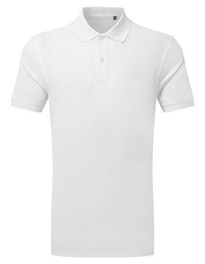 Asquith & Fox Men's Recycled Polyester Performance Polo – White