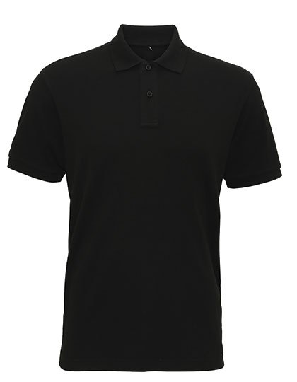 Asquith & Fox Men's Super Smooth Knit Polo – Black