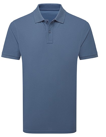 Asquith & Fox Men's Relaxed Fit Polo – Blue Steel