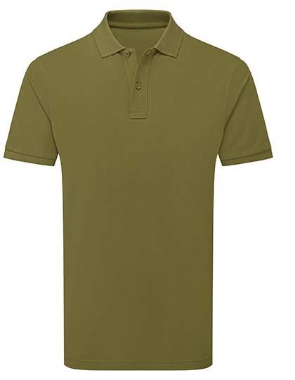 Asquith & Fox Men's Relaxed Fit Polo – Earth Green