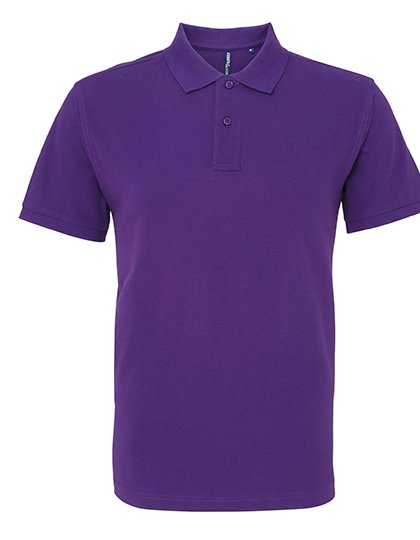 Asquith & Fox Men's Relaxed Fit Polo – Purple