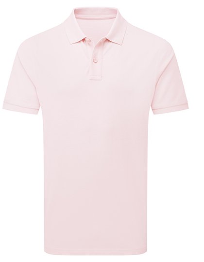 Asquith & Fox Men's Relaxed Fit Polo – Soft Pink
