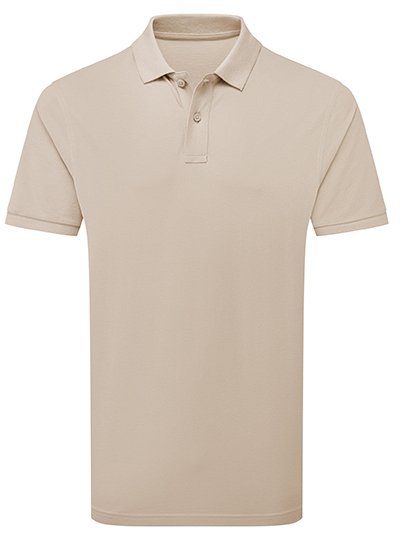 Asquith & Fox Men's Relaxed Fit Polo – Stone