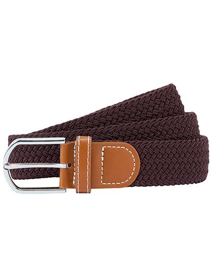 Asquith & Fox Braid Stretch Belt – Brown