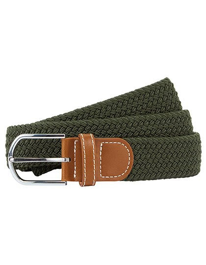 Asquith & Fox Braid Stretch Belt – Olive