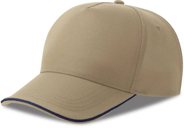 Atlantis Recy Five Piping Cap – Khaki / Navy