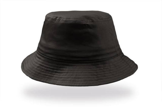 Atlantis Bucket Cotton Hat – Black