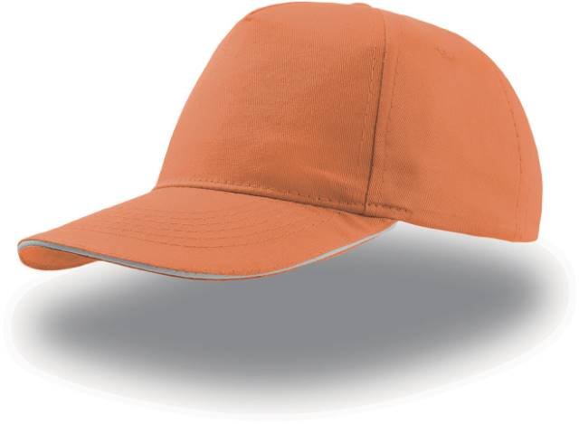 Atlantis Start Five Sandwich Cap – Orange / White
