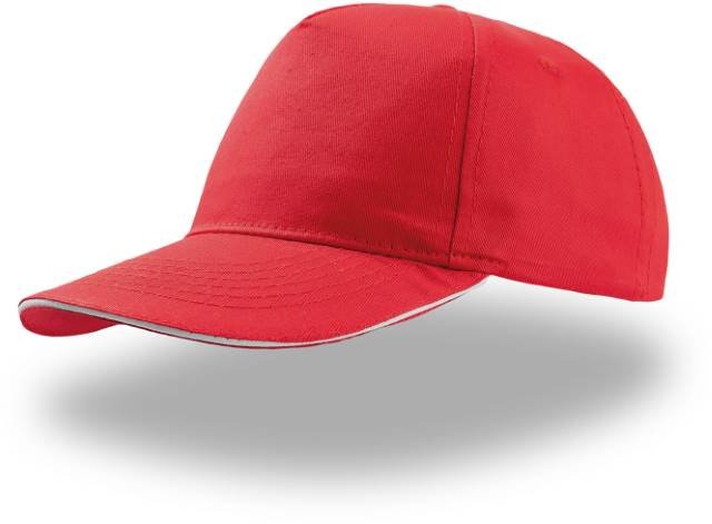 Atlantis Start Five Sandwich Cap – Red / White