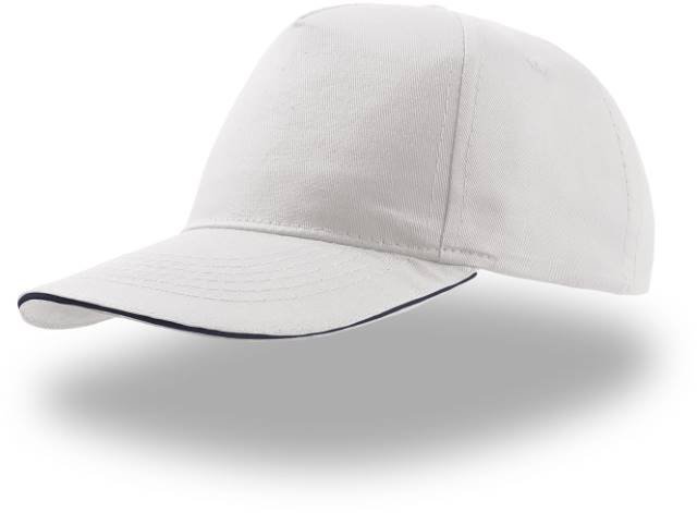 Atlantis Start Five Sandwich Cap – White / Navy