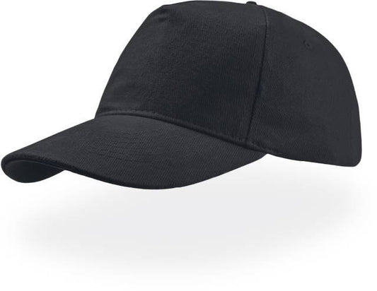 Atlantis Liberty Five Buckle Cap – Black