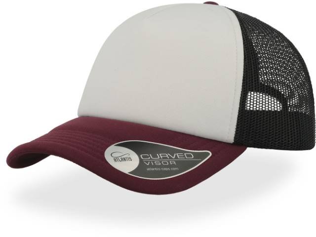 Atlantis Rapper Cap – White / Black