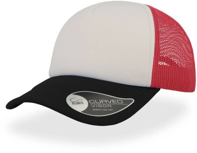 Atlantis Rapper Cap – White / Red