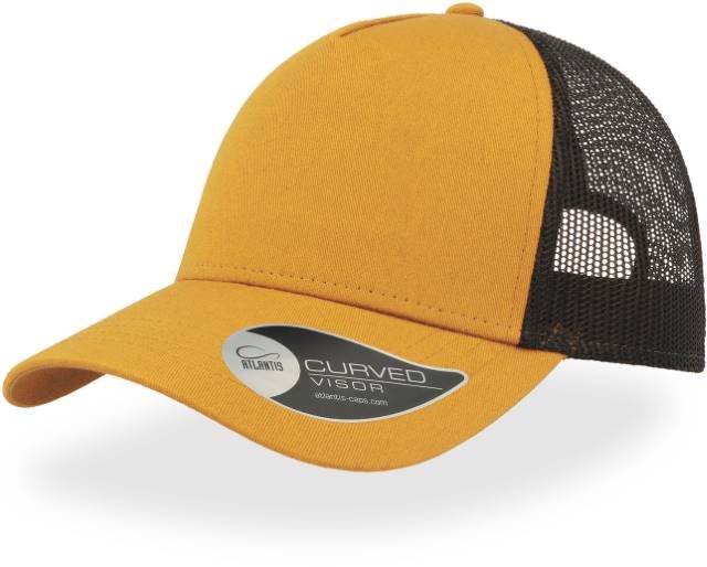 Atlantis Rapper Cotton Cap – Mustard / Black