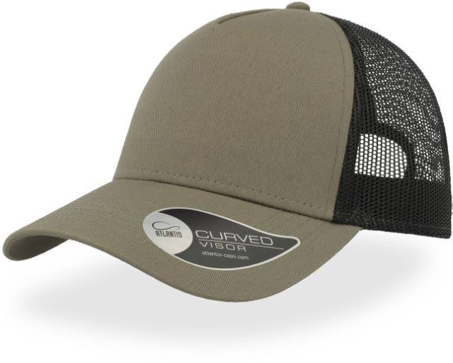Atlantis Rapper Cotton Cap – Olive / Black