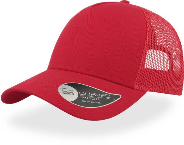 Atlantis Rapper Cotton Cap – Red / Red