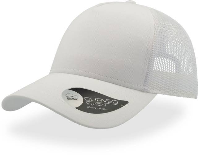 Atlantis Rapper Cotton Cap – White / White