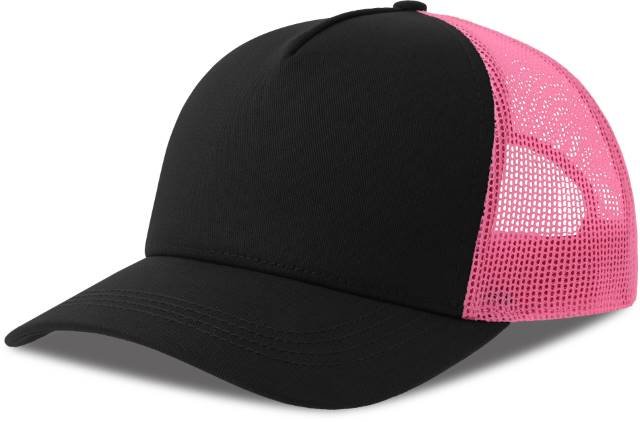 Atlantis Rapper Cotton-S Cap – Black / Fuchsia Fluo