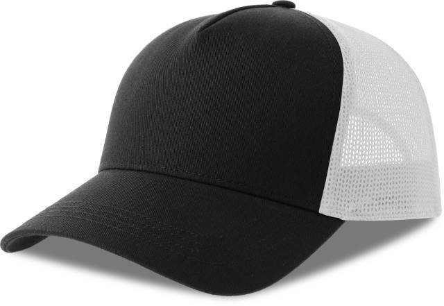 Atlantis Rapper Cotton-S Cap – Black / White