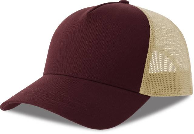 Atlantis Rapper Cotton-S Cap – Burgundy / Stone